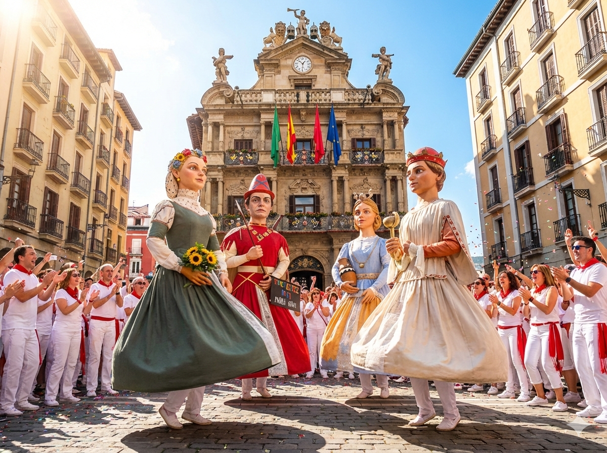 Gigantes en el Casco Viejo