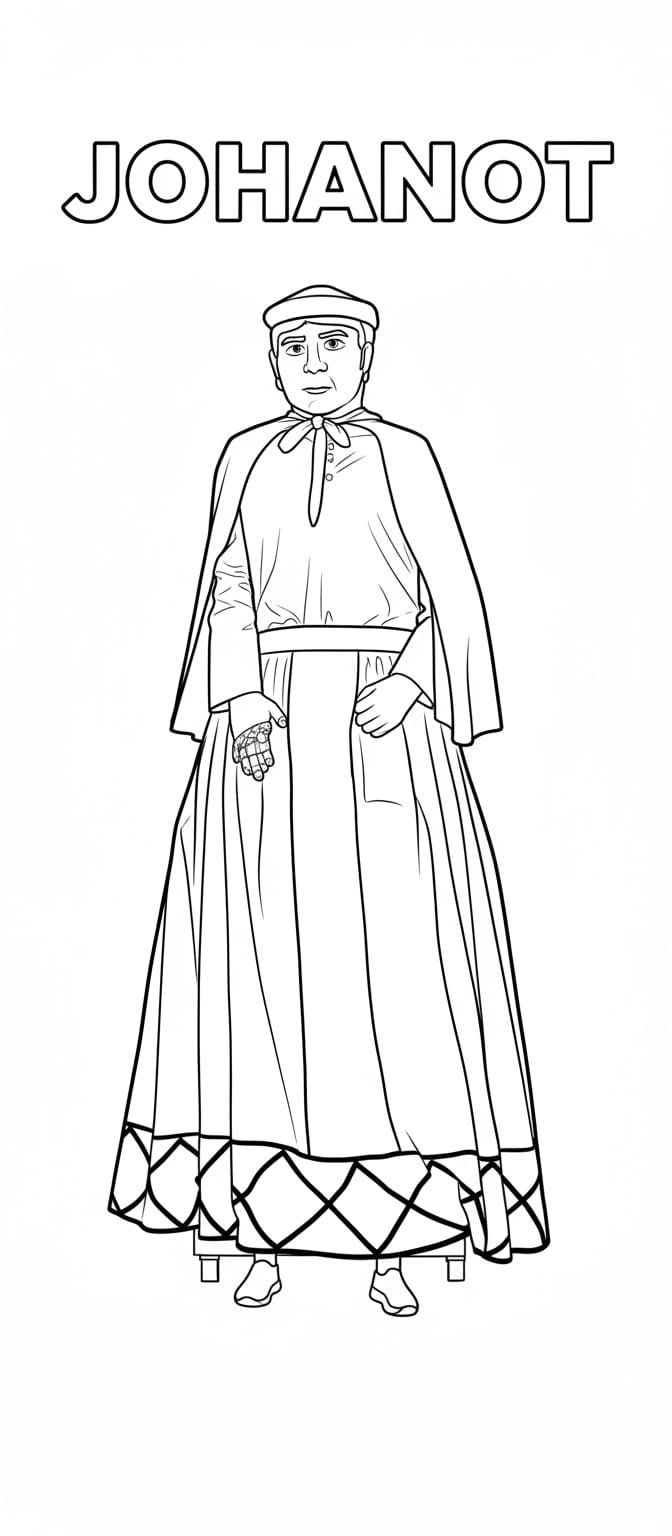 Johanot para colorear