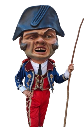 Cabezudo Pepe el Garrochas - San Adrián